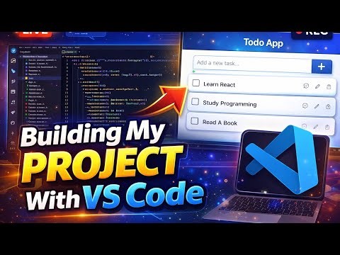 Building a Project in VS Code – Live Code Scroll & Web View