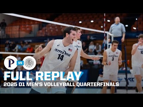 Pepperdine vs Loyola Chicago: 2025 NCAA men's volleyball quarterfinals | FULL REPLAY