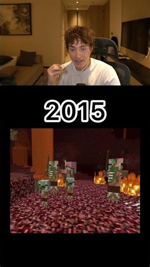 minecraft then vs now