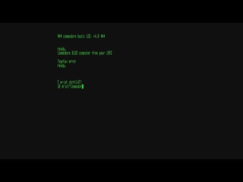 B128 [BASIC test] (1983) Commodore Business Machines