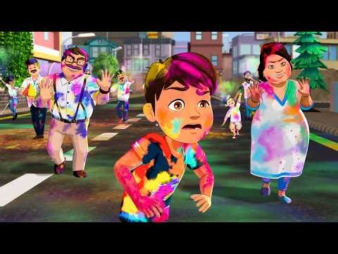 Aliens Mistake Holi for a Zombie Outbreak | The Alien Kid