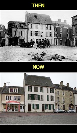 WW2 THEN and NOW pictures #us #military #army #usa #ww2 #war #shorts #history 1-