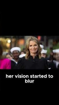 The Eye Injury That Threatened Savannah Guthrie’s Career and Vision