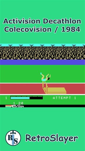 Activision Decathlon Gameplay Colecovision