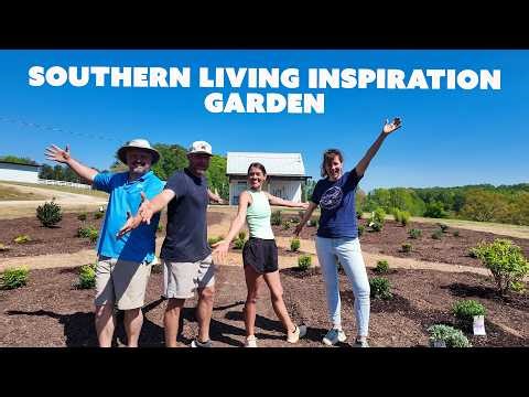 The First Ever Southern Living Inspiration Garden Installed - Barn of Blooms Tour