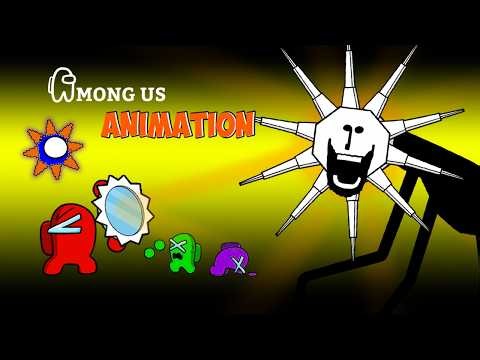 [어몽어스 Among Us] Escape The Sun Man in Minecraft Survival Mode - AMONG US FUNNY ANIMATION
