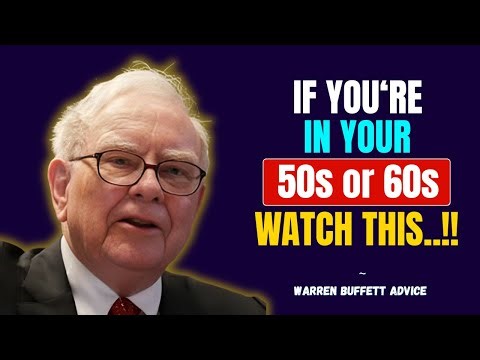 Warren Buffett: If You're in Your 50s or 60s, Watch This |Life Lessons from a 94Year-Old Billionaire