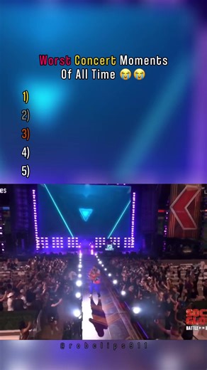 Worst concert Moments ever 😭😭 #concert #funny #ranking #fyp #viral | worst concert moments
