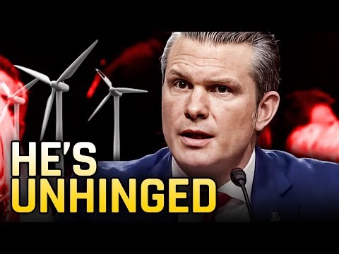 Pete Hegseth Declares Windmills Are A Threat To National Security