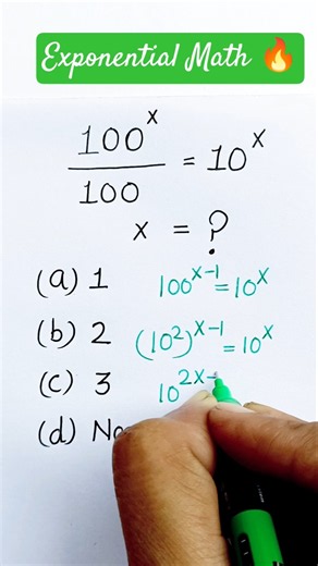 Exponential Math 🔥