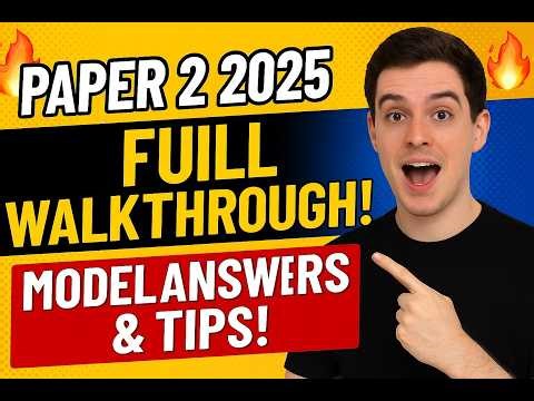 AQA GCSE Computer Science Paper 2 2025 (First Half) FULL Walkthrough! | Examiner‑Style Tips!