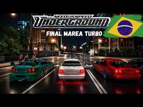 FINAL NEED FOR SPEED UNDERGROUND BRASIL✨MAREA TURBO #NFSUnderground #CarrosBrasileiros #mareaturbo
