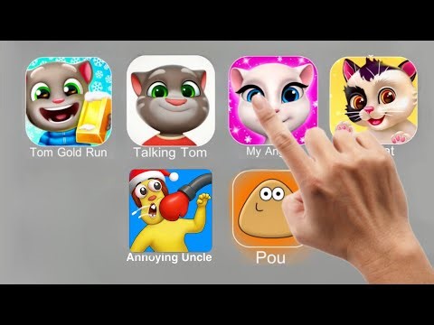 Tom Gold Run, Talking Tom, My Angela, My Cat, Annoying Uncle, Pou.