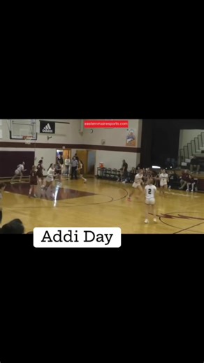 Addi Day for a Foxcroft basket against Caribou #basketball #highschoolbasketball #girlsbasketball #Maine #EasternMaineSports