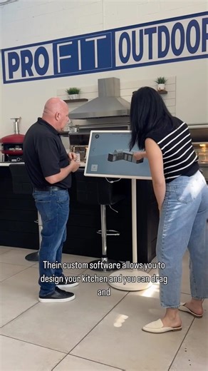 Design your kitchen with Pro-Fit #kitchen #outdoorkitchen #bbq #diykitchen #backyard