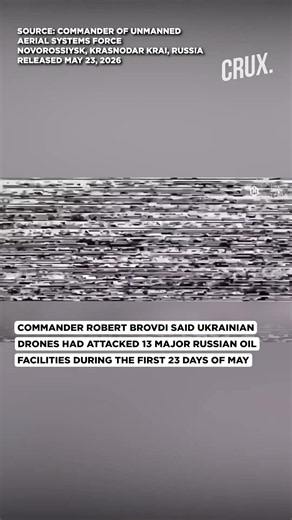 Watch: Ukrainian Drones Strike Russian Ships Near Novorossiysk Naval Base