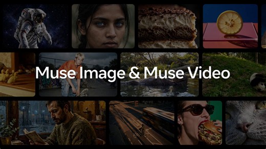 Muse Image works as an agent rather than a direct prompt-to-image model: it invokes tools, self-refines, improves with scaled test-time compute, and pairs with Muse Spark for collaborative media generation.🧵👇