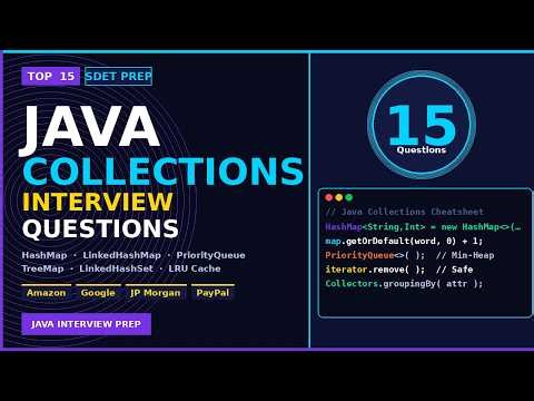 JAVA COLLECTIONS INTERVIEW QUESTIONS AND ANSWERS