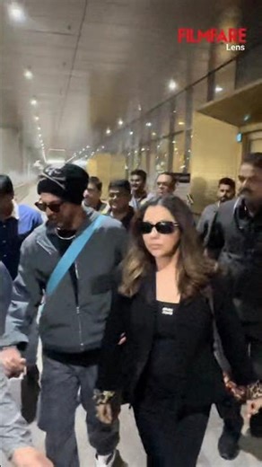 Shah Rukh Khan returns to the city with Gauri Khan and Suhana Khan