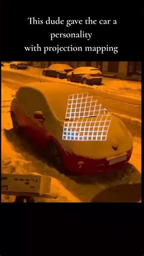 "Projection Mapping Magic on a Nissan Leaf 🚗✨"