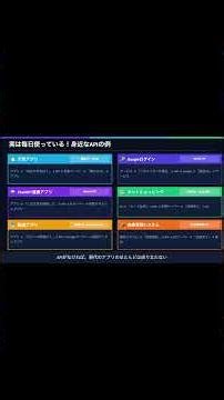 API short 実は毎日使っているAPI身近な例