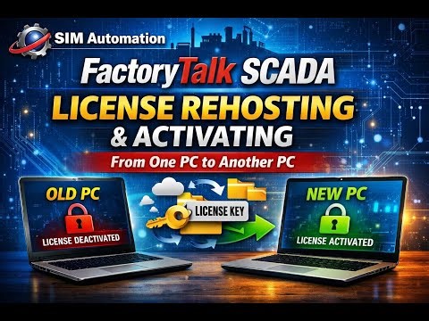 |Rockwell| |AB| FactoryTalk License Rehosting & Activation from One PC to Another by ‪@simautomation‬
