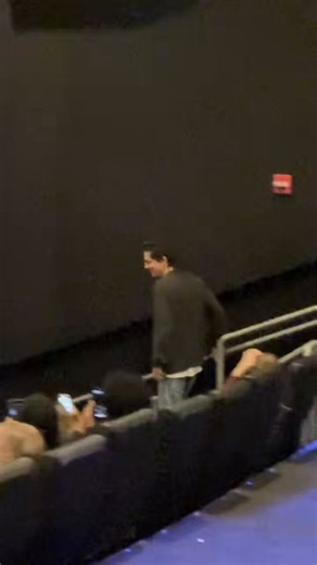 Holy Arrakis! 😱 Timothée Chalamet surprised Los Angeles ‘Dune’ superfans at today’s ‘Dune: Part Three’ trailer release screening, joining the global Q&A with director Denis Villeneuve.