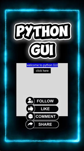 python GUI add buttons #python #coding #shorts