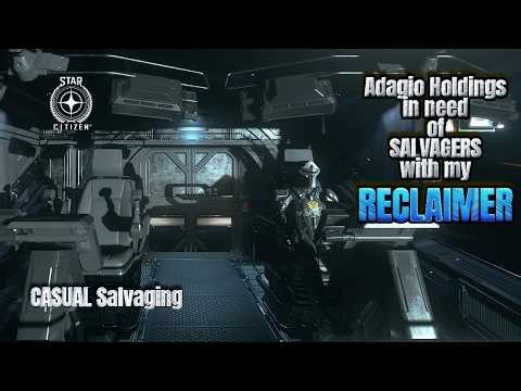 Adagio holdings in need of salvagers in the Reclaimer in Star Citizen
