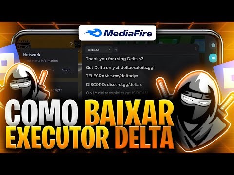 LINK DIRETO! ✅ COMO BAIXAR EXECUTOR DELTA ATUALIZADO e USAR SCRIPT no ROBLOX CELULAR/MOBILE SEM KEY