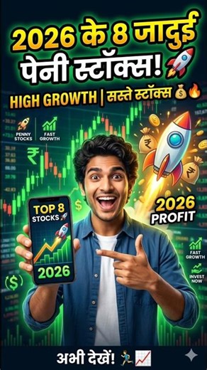 Top 8 Penny Stocks to Watch in 2026 🚀 | High Growth Cheap Stocks 💰” #pennystocks #pennyxpert