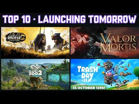 Top 10 Steam Games Launching Tomorrow (October 13, 2026)