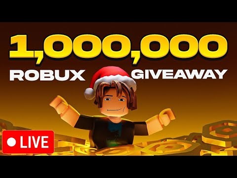🔴 FREE 1,000,000 ROBUX GIVEAWAY LIVE (ROBLOX GIFT CARDS GIVEAWAY)