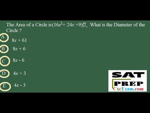 Sat prep College Board Circles Question #15