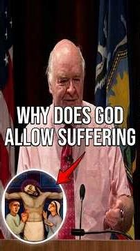 Why Does God Allow Suffering? John Lennox Explains #faith #debate #christian