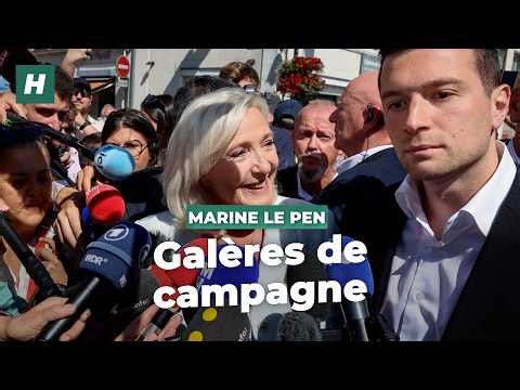 Derrière les sondages à son avantage, le difficile début de campagne présidentielle de Marine Le Pen