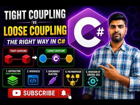 Tight Coupling vs Loose Coupling in C# | Dependency Injection Made Easy