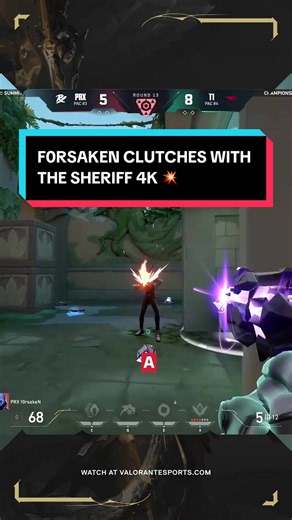 f0rsakeN out here making it look easy on the sheriff 🤠 #VALORANTChampions #VALORANT #VCT #VALORANTesports #VALORANTClutch