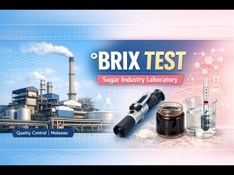 How to Perform °BRIX TEST in Sugar Industry Laboratory | Quality Control of Molasses