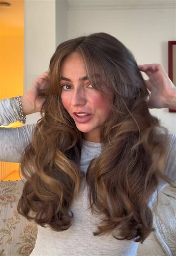 How to Curl Hair Toward Your Face with a Dyson Airwrap