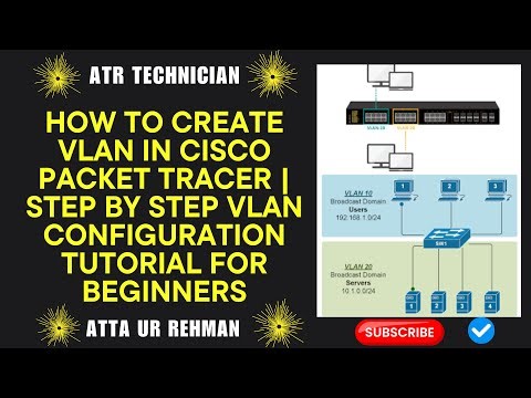 How to Create VLAN in Cisco Packet Tracer | Step by Step VLAN Configuration Tutorial for Beginners.