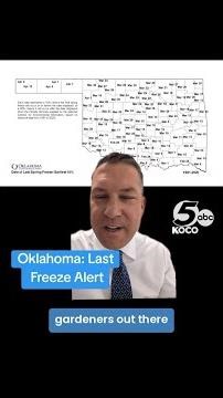 Attention Oklahoma gardeners! Data shows freezes happen into late spring