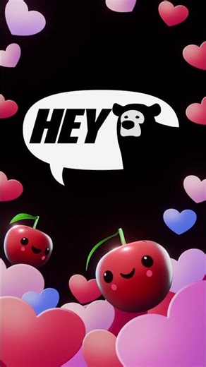 Hey Bear Sensory - Happy Valentines Day! #heybearsensory #dancingfruit #valentinesday #cherries