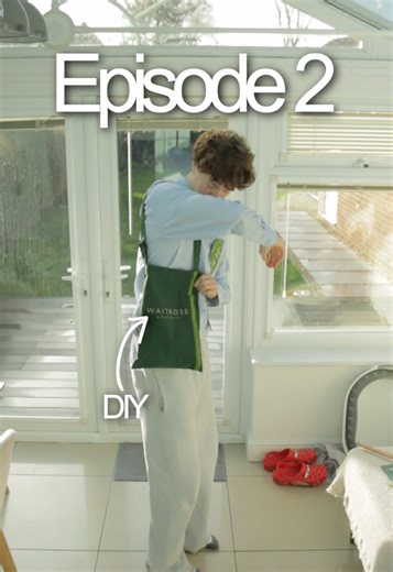 I think I cooked on this one… @Waitrose PR Team Episode 2 of “workwear to runway” #fashion #diy #sewing #waitrose