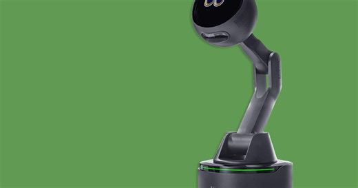 Is this desktop robot with a projector for a head the future of office work?