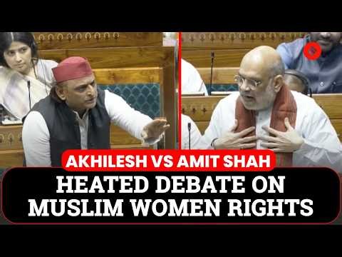 Akhilesh vs Shah: Heated Clash Over OBC & Muslim Women’s Quota | Amit Shah Says, ‘Caste Census Soon’