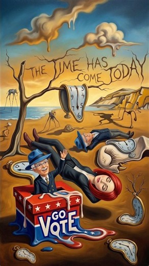 The Time Has Come Today to Vote! Salvador Dalí & The Chambers Brothers