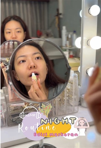 Relaxing Night Routine with ASMR and Skincare Tips