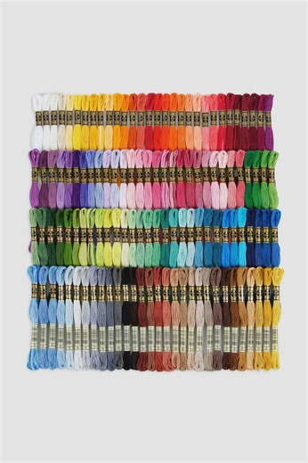 120 Color DMC Floss Assortment – Core Embroidery Palette - Etsy Canada