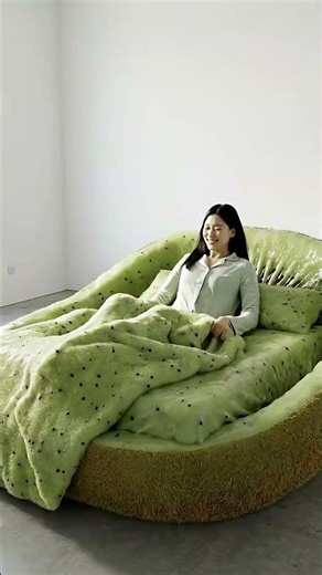 🔴 Sinking into a MASSIVE Kiwi Slime Bed! 🤤💤 #ASMR #Slime #OddlySatisfying #Sleep #Relax